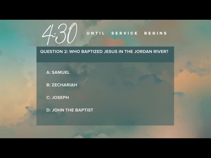 Paradise Clouds Trivia Countdown