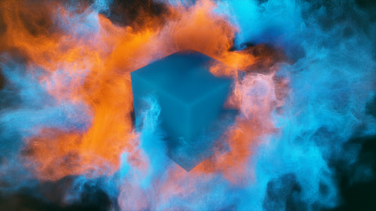 Color Blast: Teal Orange Cube