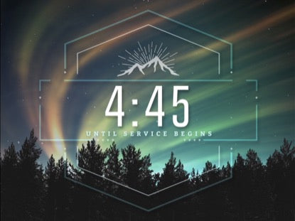 Northern Lights Countdown