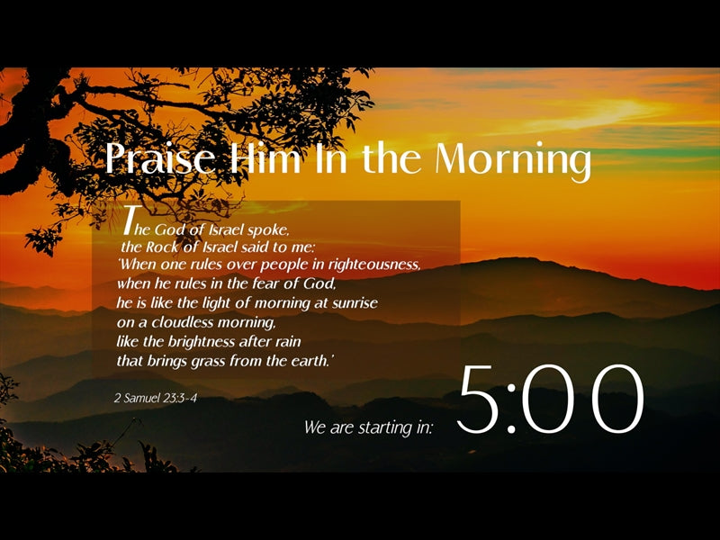 Sunrise Countdown