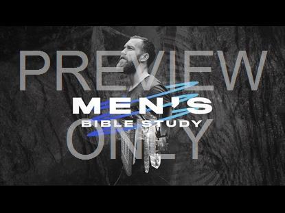 Men's Ministry 01  Title Still Men's Bible Study