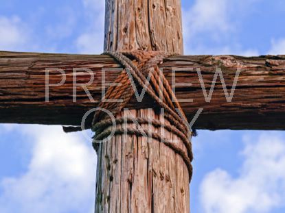 Old Rugged Cross Closeup