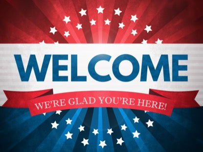 Stars And Stripes Welcome Motion