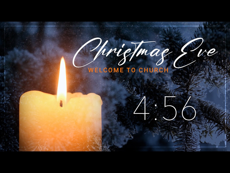Christmas Eve Candle Countdown