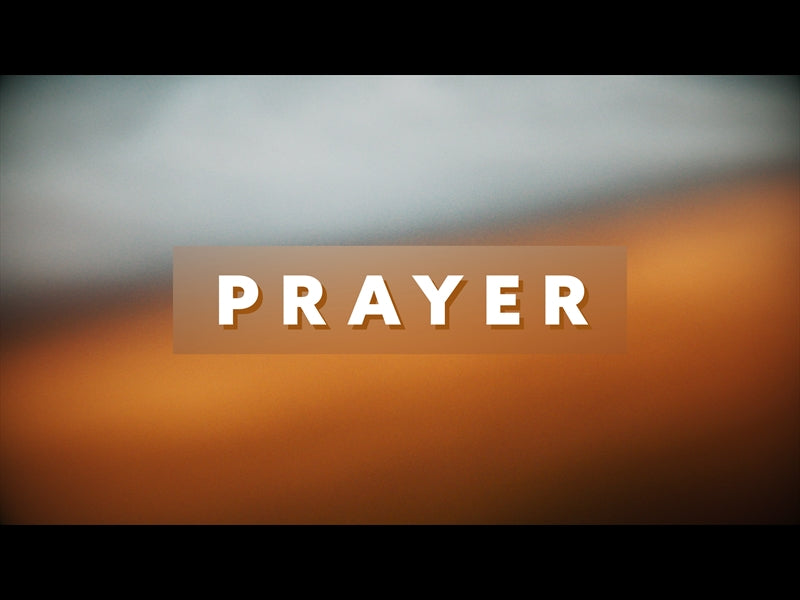 Glass Bokeh Prayer