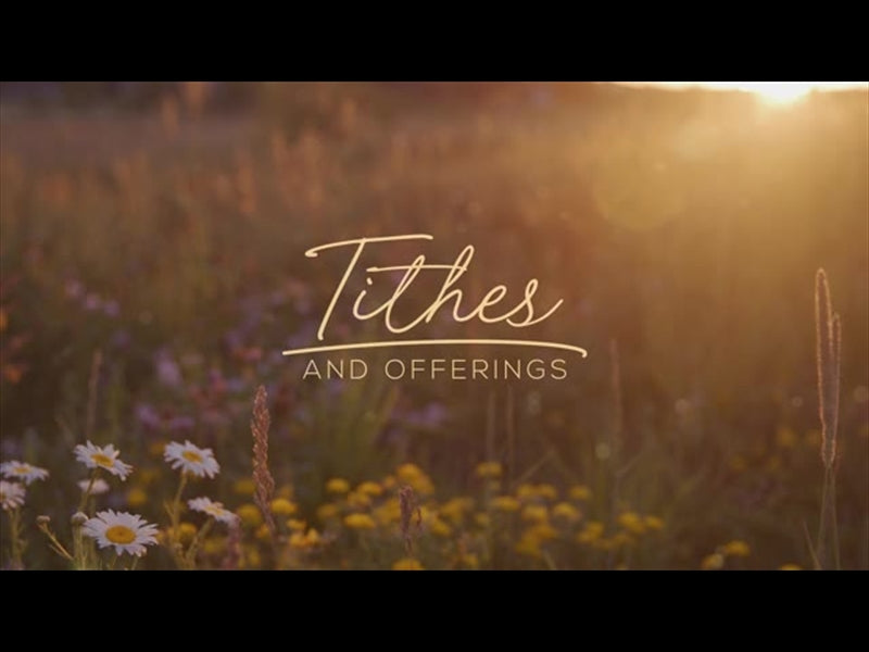 Summer Wildflower Tithes Offering