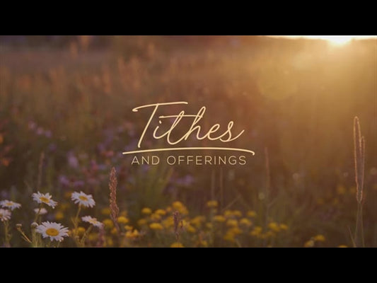 Summer Wildflower Tithes Offering