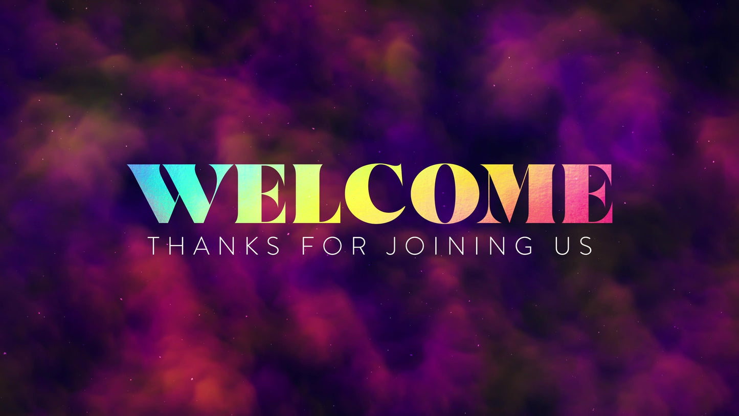 Glitter Fog Welcome