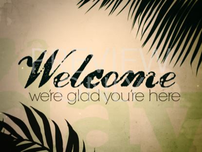 Palm Welcome Still
