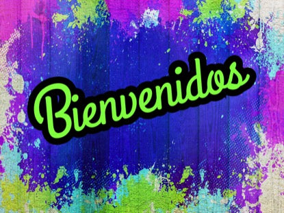 Painted Joy Welcome Motion - Spanish