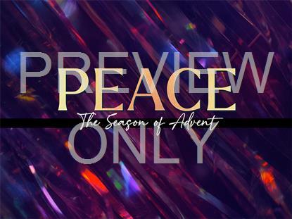 Christmas Tinsel Peace Still