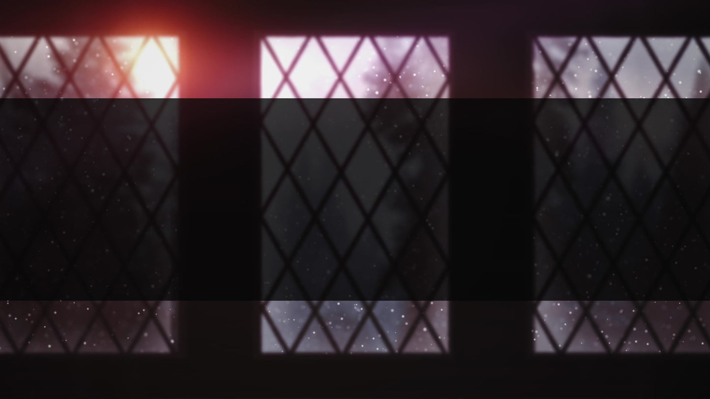 Winter Windows Lattice Bar Still