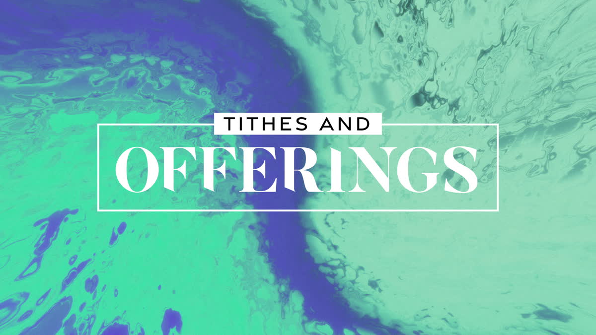 Abstract Liquid Tithes and Offerings