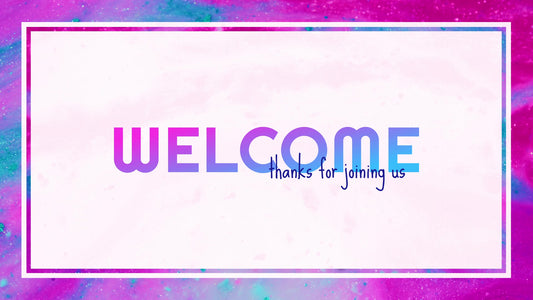 Color Frame Welcome Still