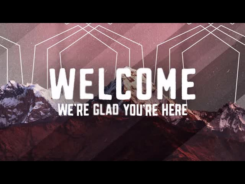 Abstract Mountains Welcome Motion