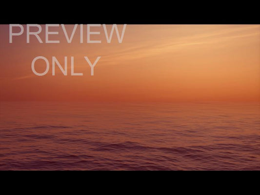 Seascape Red Orange Haze