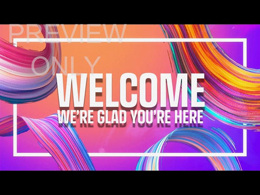 Colorful Brush Strokes: Volume One Welcome Still