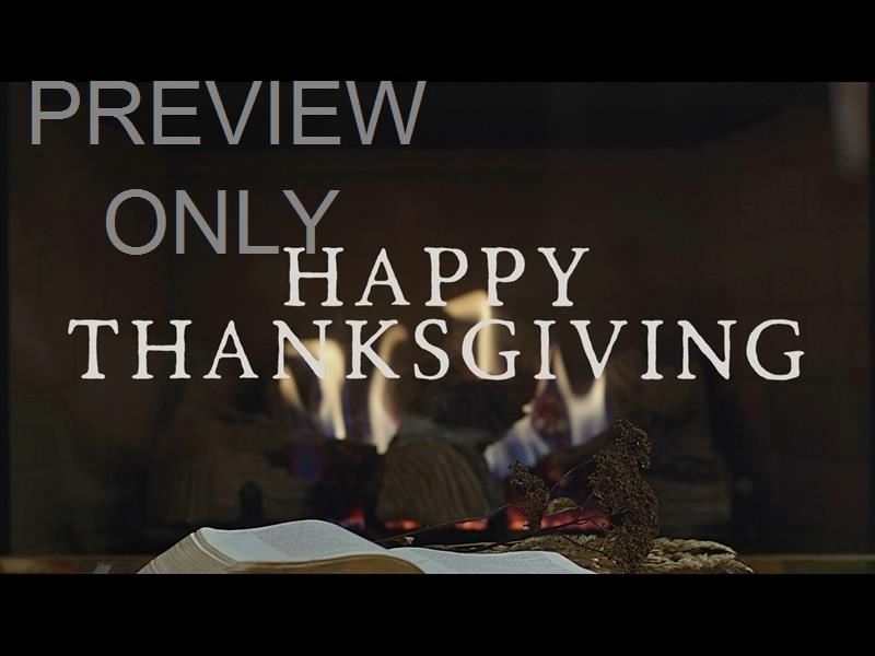 The Hearth Thanksgiving Still
