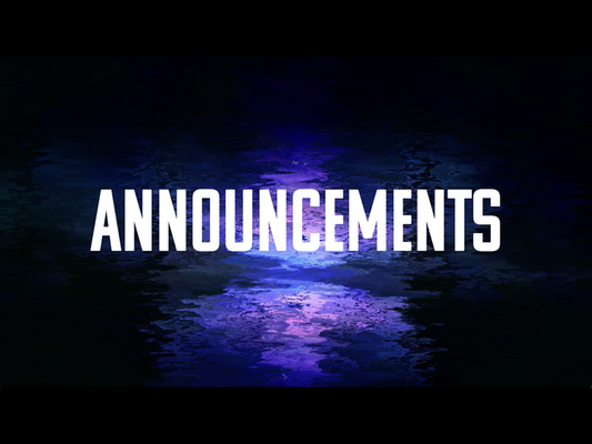 Distorted 1 Announcements