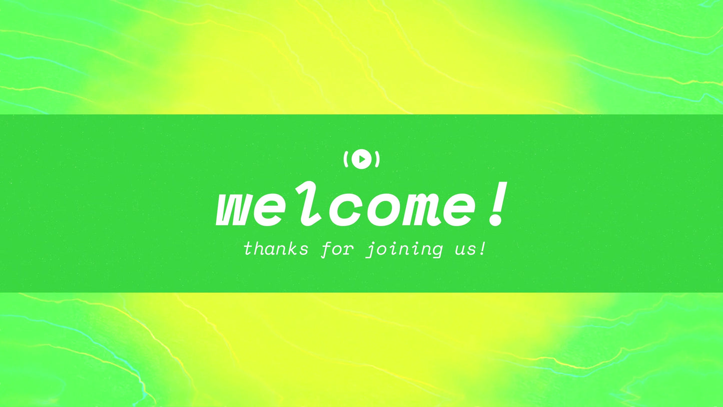 Summer Vibes Welcome Stream Still