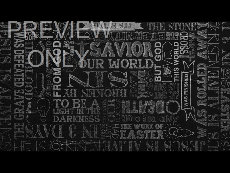 Handwritten Easter Monotone Still