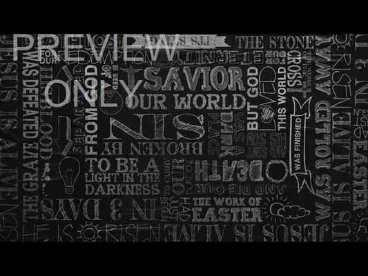 Handwritten Easter Monotone Still