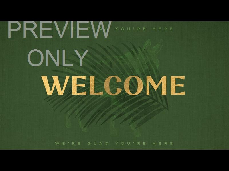 Sayings Of Easter - Palm Sunday Welcome Title Still