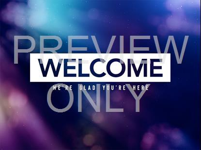 Bokeh Glow Welcome Still