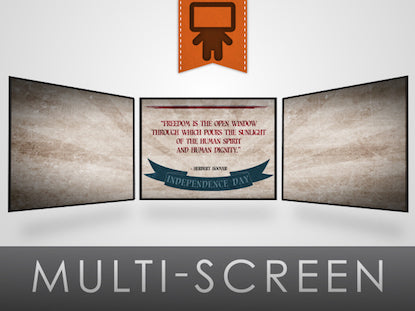 Vintage Independence Day Quotes Triple Wide