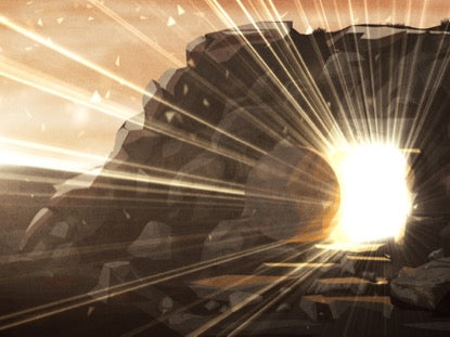 Easter Artwork Open Tomb Near