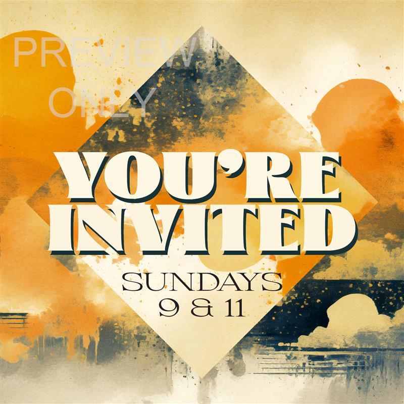 Youre Invited: Sundays Social Graphic Main