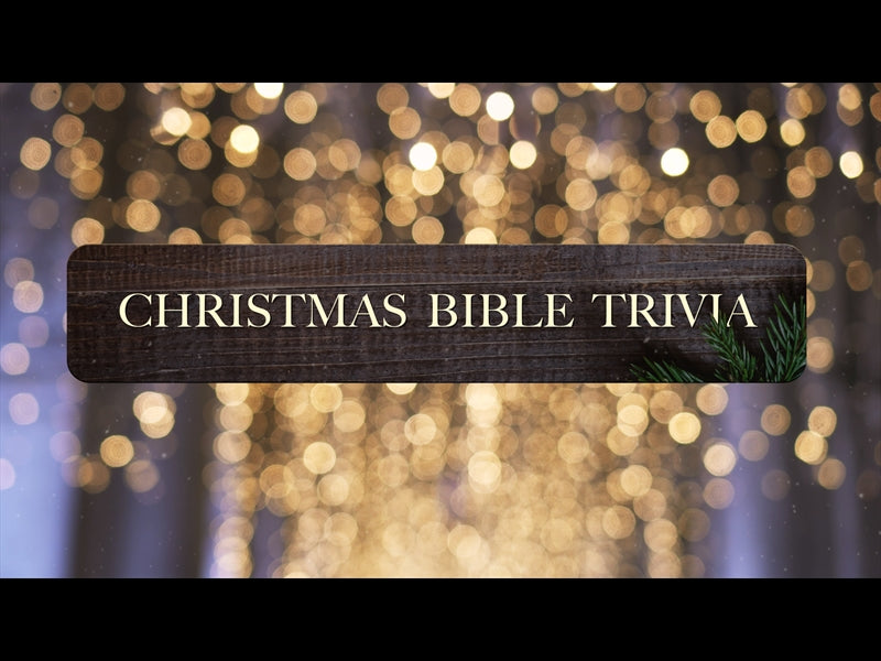 Christmas Bible Trivia Countdown 5