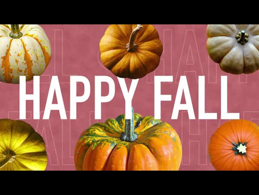 Multi Pumpkin Happy Fall