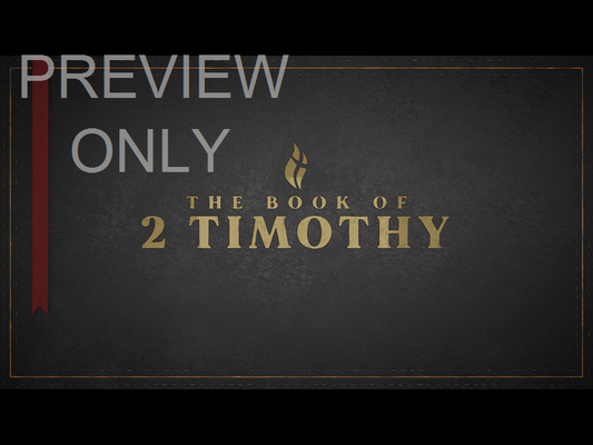 2 Timothy - Black Still