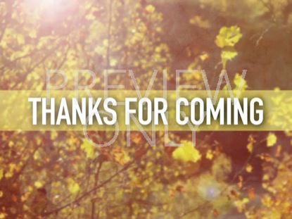 Fall Branch Thanks For Coming Still