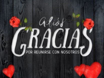 Wooden Valentine Closing Motion - Spanish