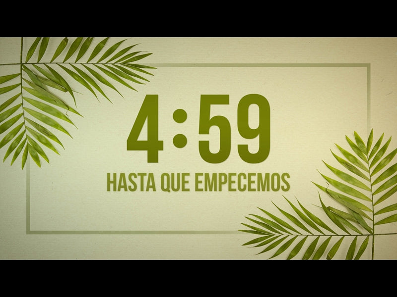Cuenta Regresiva De Domingo De Ramos