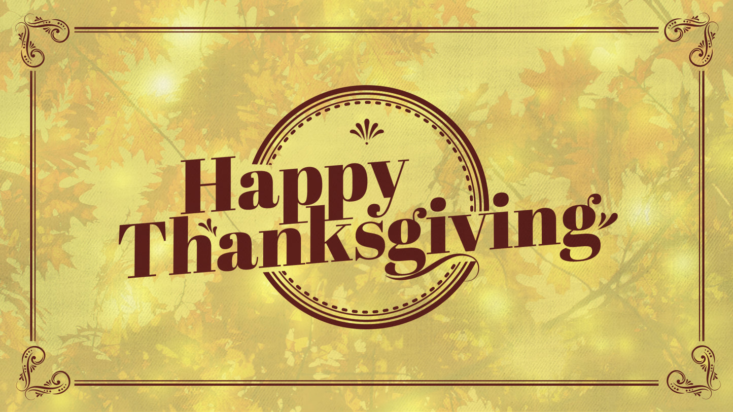 Classic Happy Leaves Still