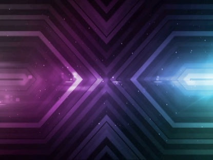 Inverse Purple Blue