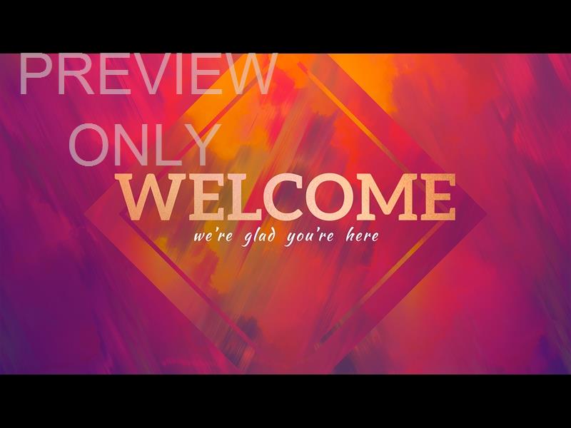 Painted Fall Welcome Still