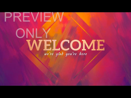 Painted Fall Welcome Still