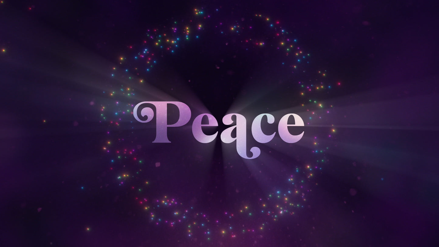 Christmas Glow Advent Peace Still
