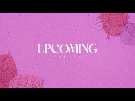 Floral Lines: Upcoming Events