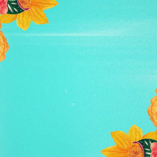 Vintage Floral Sunday Blank