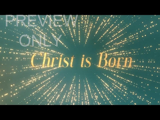 Splendor Of Christmas Christ Is Born Still