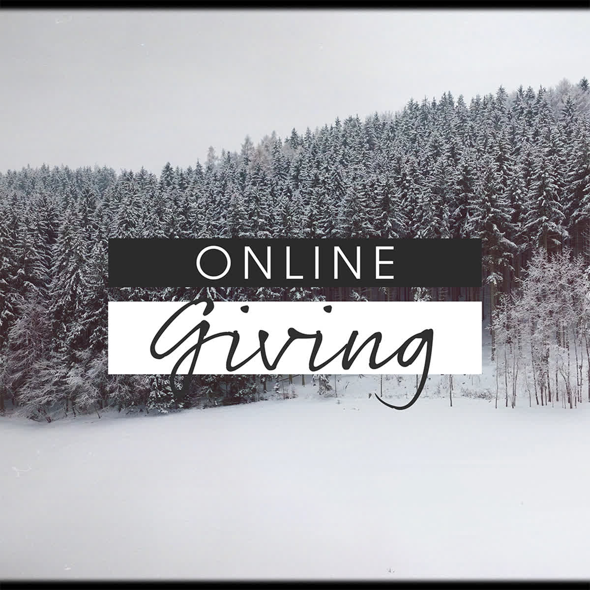 Retro Winter Online Giving