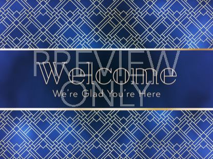 New Year Deco Welcome Still