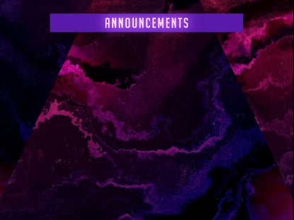 Sand Flow Announcements