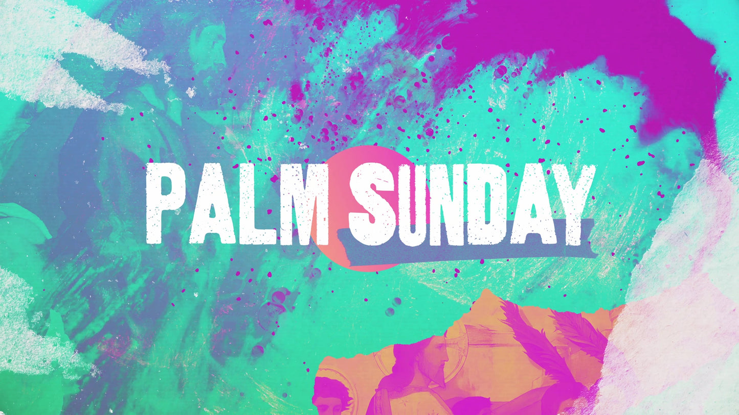 Holy Week Paint Palm Sunday