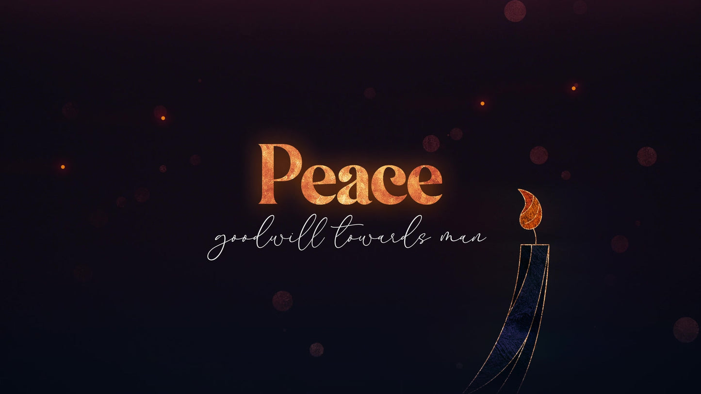 Christmas Figures Advent Peace Still